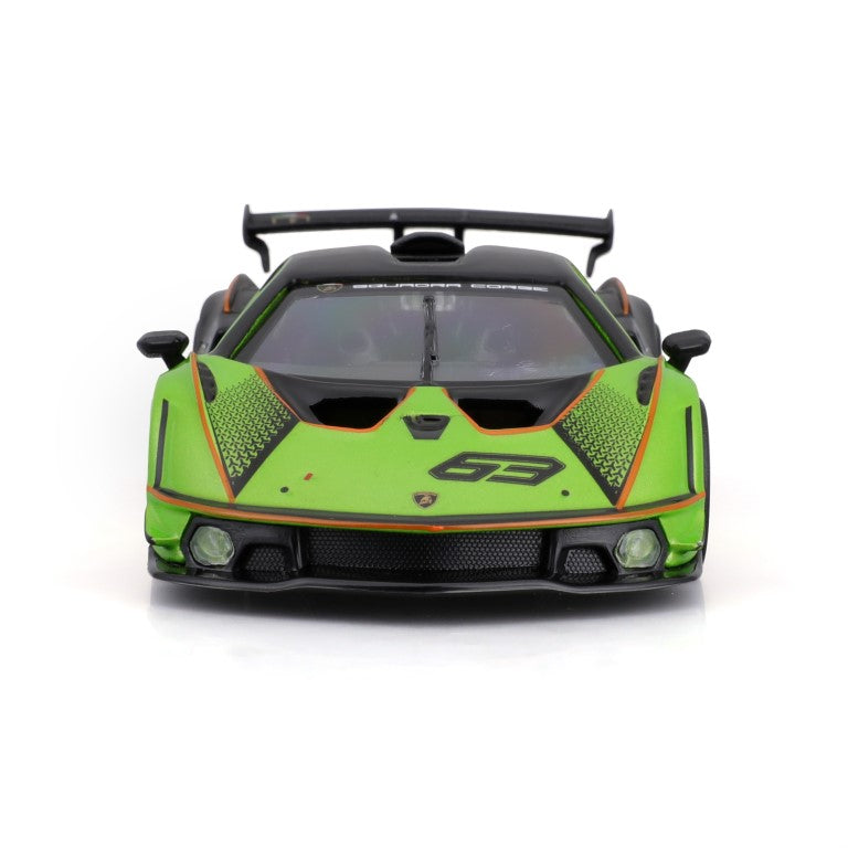 18-41161 - Bburago Race - Lamborghini Essenza SCV12 #63, verde - 1:32