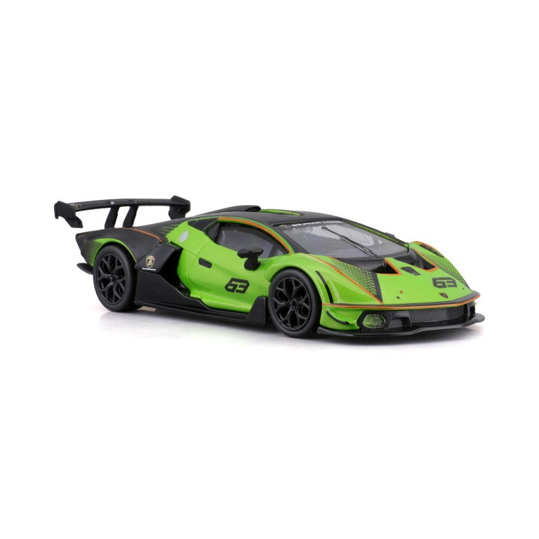 18-41161 - Bburago Race - Lamborghini Essenza SCV12 #63, verde - 1:32