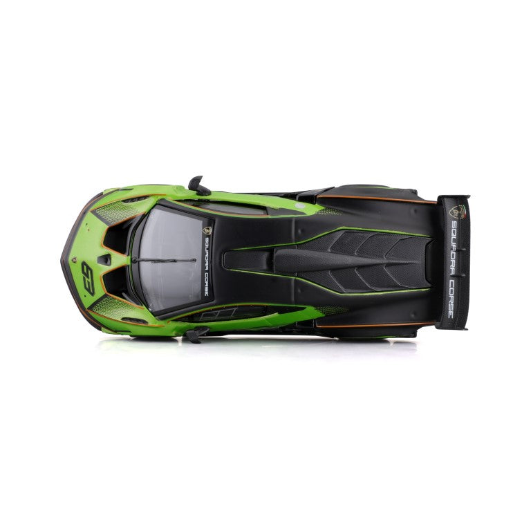 18-41161 - Bburago Race - Lamborghini Essenza SCV12 #63, verde - 1:32