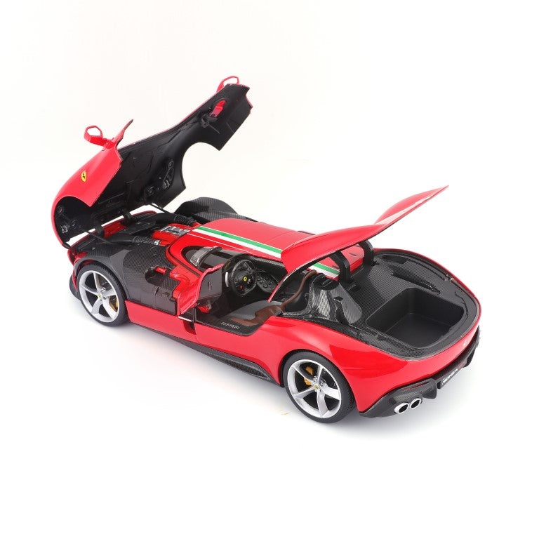 18-16909 Bburago Ferrari Signature - Ferrari  Monza SP1, rossa - Scala 1:18