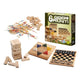 6037248 EG - 6 Giochi riuniti, Giochi da tavolo classici in legno