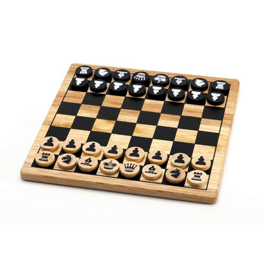 6037248 EG - 6 Giochi riuniti, Giochi da tavolo classici in legno