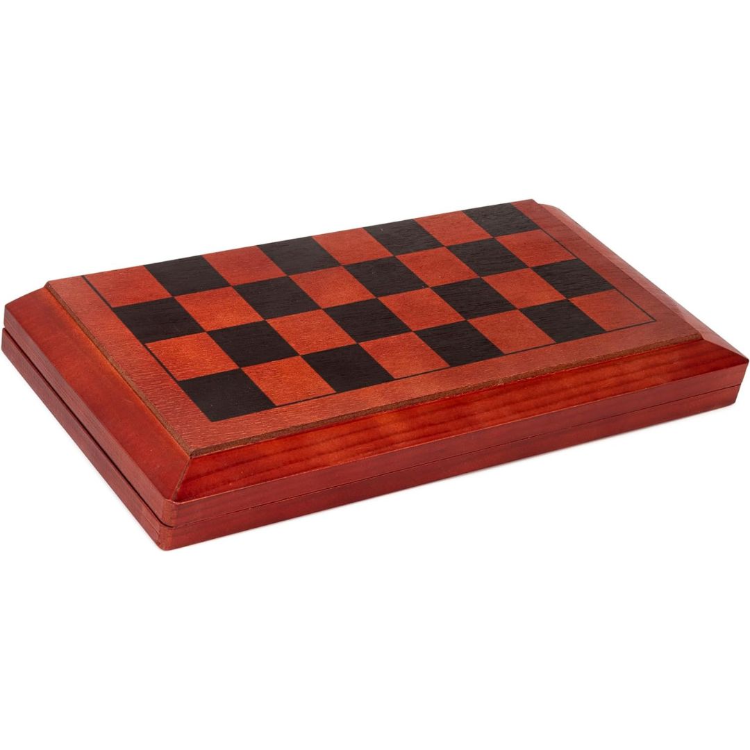 6036101 EG -  Dama/Scacchi Deluxe in legno