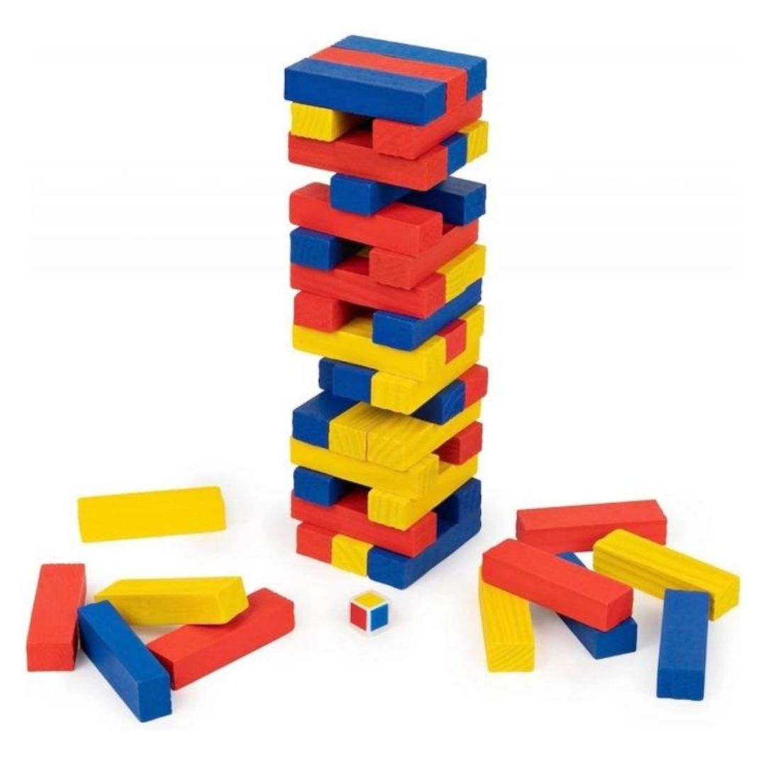 6036102 EG - Jumbling Tower in legno colorato