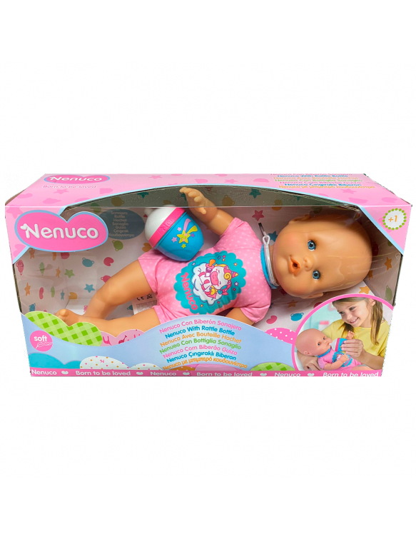 7012764 NENUCO CON BIBERON - ROSA