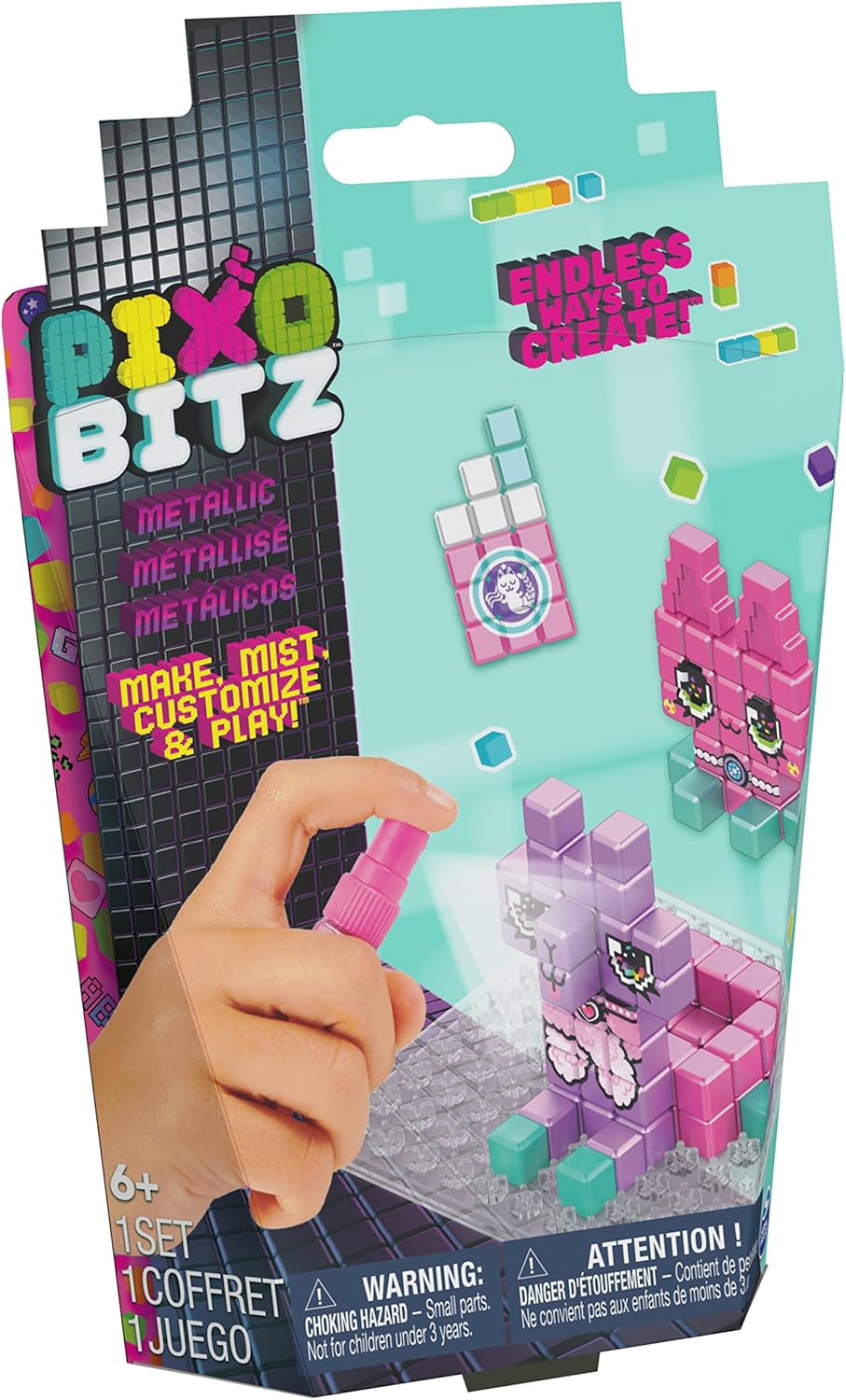 6064692 SPIN MASTER - PIXOBITZ  Confezione di Ricarica con 156 bitz Metallizzati