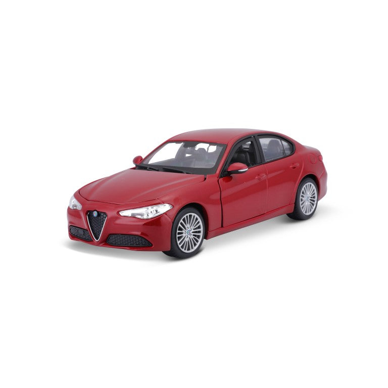 18-21080 RD Bburago -  Alfa Romeo Giulia (2016), rossa - Scala 1:24