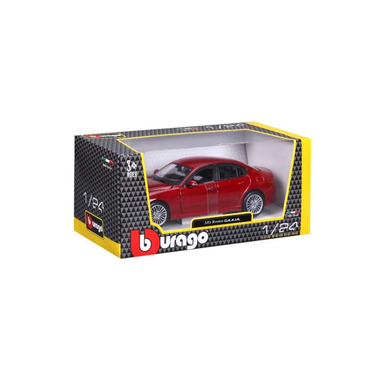 18-21080 RD Bburago -  Alfa Romeo Giulia (2016), rossa - Scala 1:24