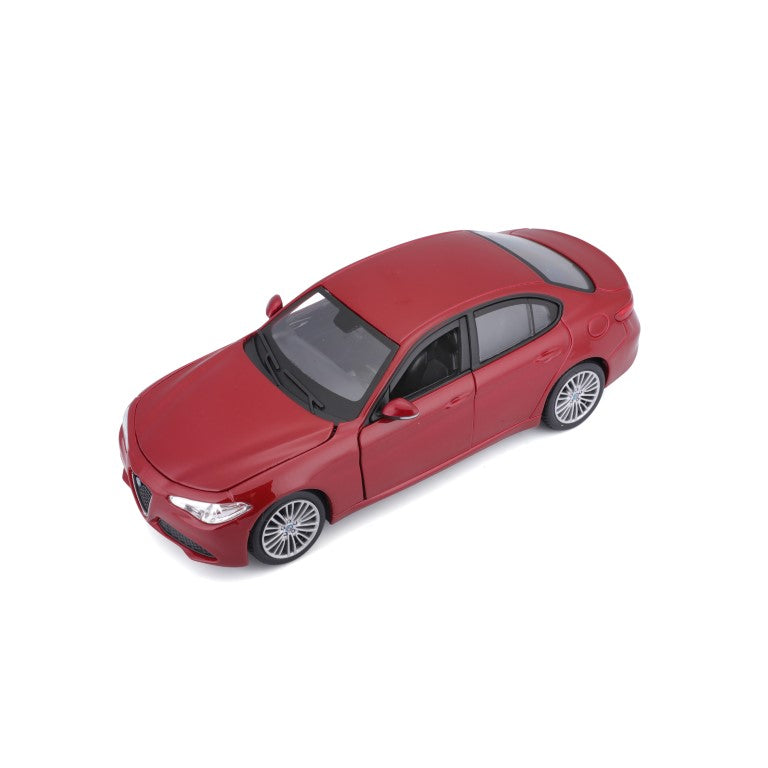 18-21080 RD Bburago -  Alfa Romeo Giulia (2016), rossa - Scala 1:24