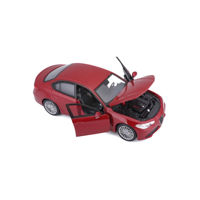 18-21080 RD Bburago -  Alfa Romeo Giulia (2016), rossa - Scala 1:24