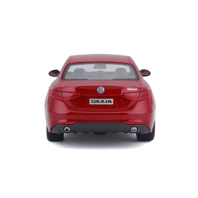 18-21080 RD Bburago -  Alfa Romeo Giulia (2016), rossa - Scala 1:24