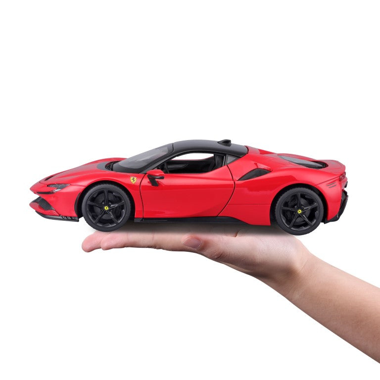 18-16015 Bburago Ferrari R&P - Ferrari SF90 Stradale, rossa - Scala 1:18