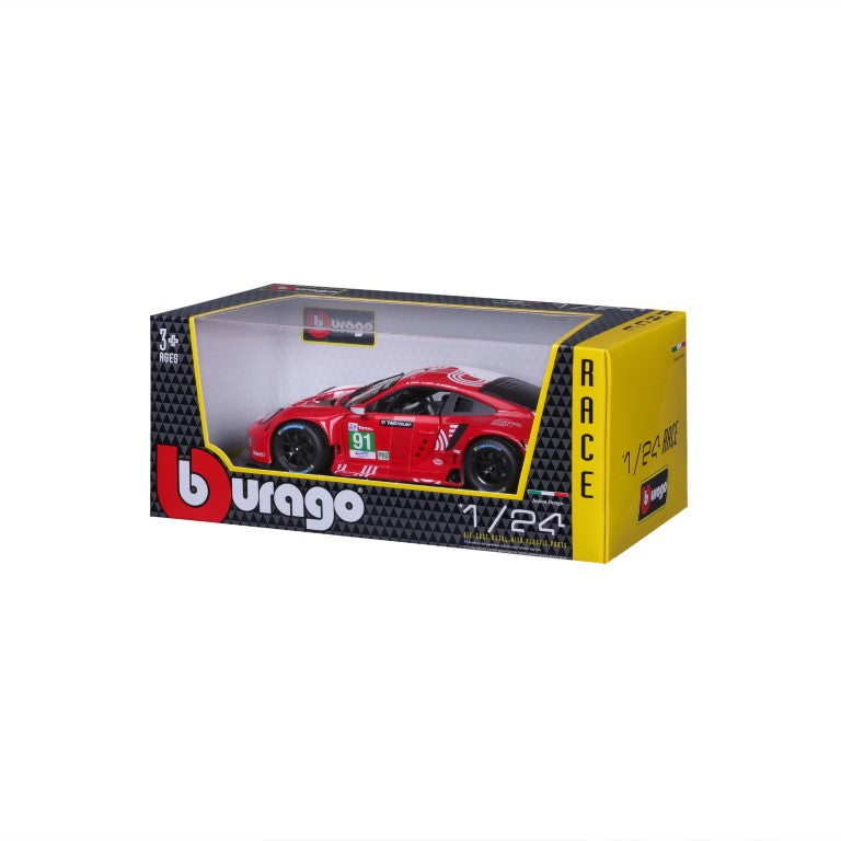 18-28016 Bburago Race - Porsche 911 RSR LM (2020) #91, rossa - 1:24