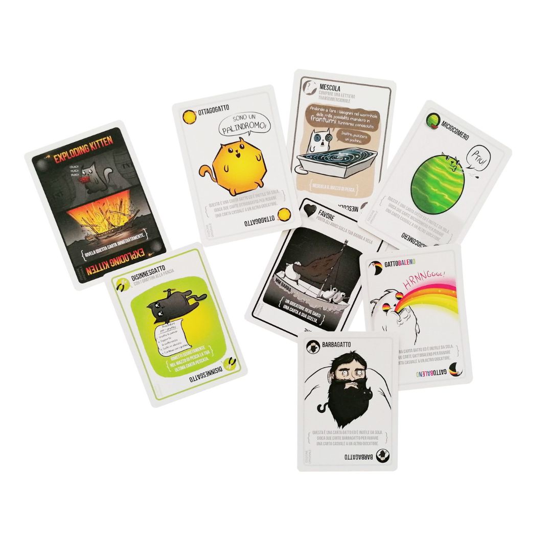8615 Asmodee  Exploding Kittens Gioco da Tavolo Edizione Italiana Divertente