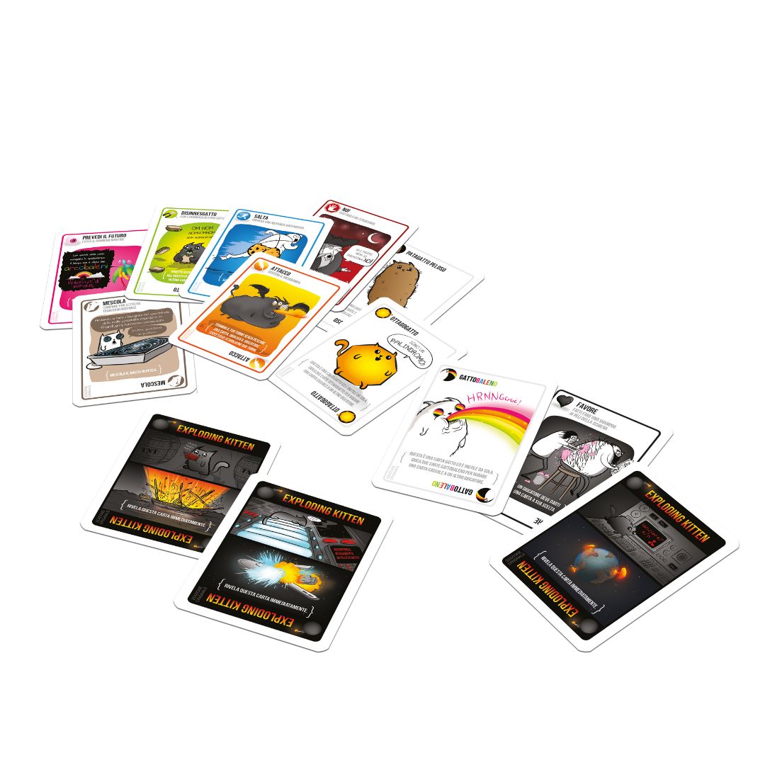 8615 Asmodee  Exploding Kittens Gioco da Tavolo Edizione Italiana Divertente