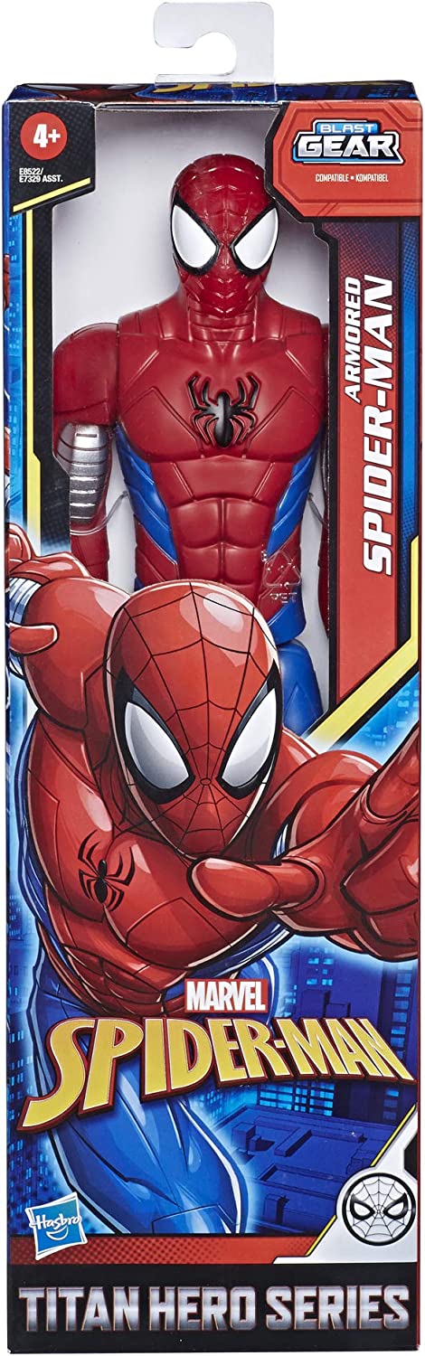 HASBRO-  AVENGERS SPIDERMAN TITAN HERO ARMORED action figure da 30 cm