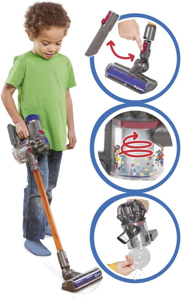 20800 ODS Aspirapolvere Senza Filo ODS Dyson Giocattolo Leggero e Ricaricabile