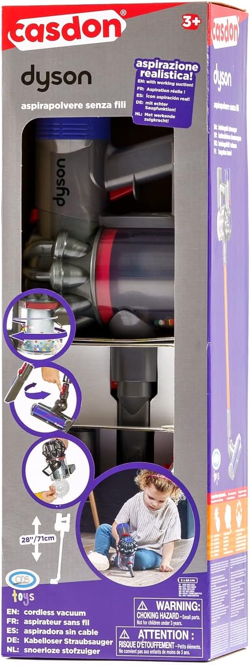 20800 ODS Aspirapolvere Senza Filo ODS Dyson Giocattolo Leggero e Ricaricabile