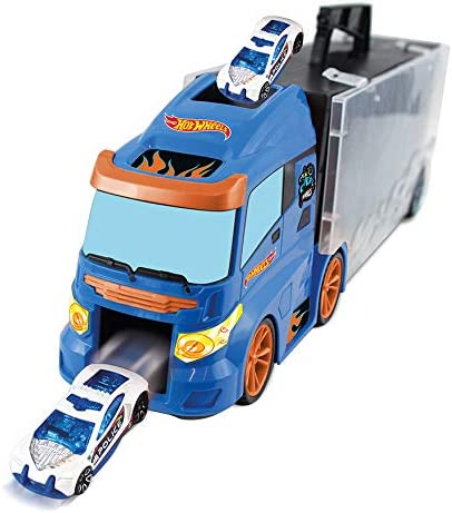 42034 Hot Wheels Transporter 50 cm Cabina Americana Camion Porta Auto con auto
