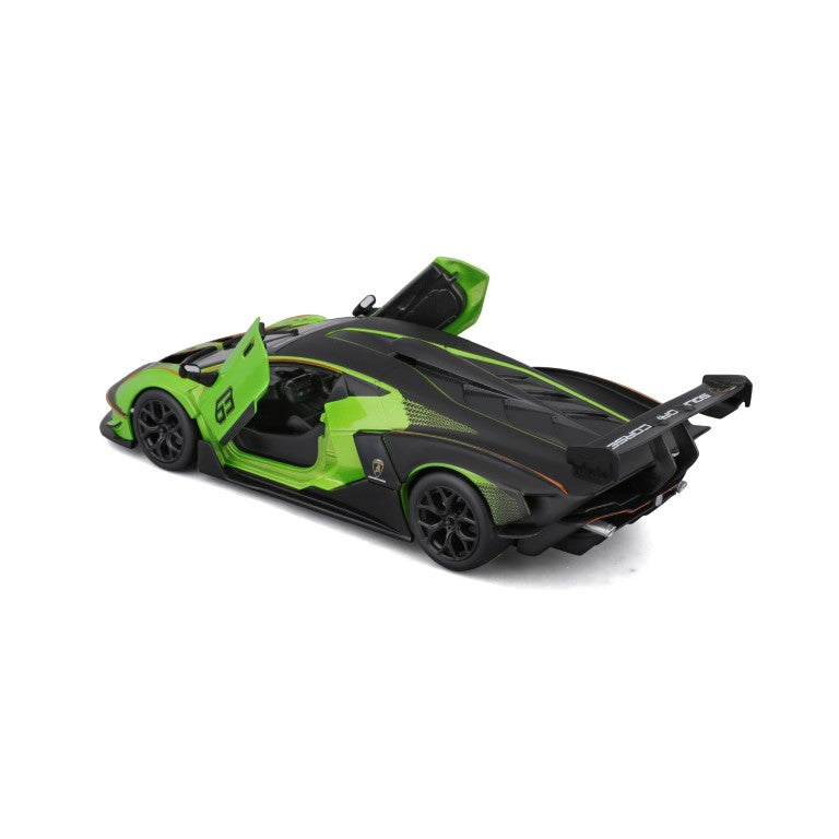 18-28017 Bburago Race - Lamborghini Essenza SCV12 #63, verde - 1:24