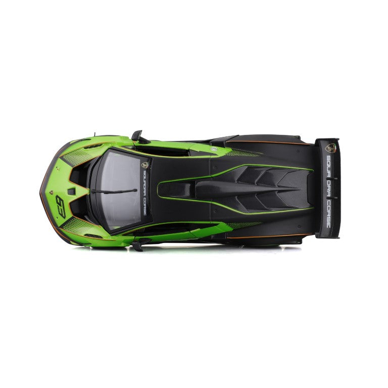 18-28017 Bburago Race - Lamborghini Essenza SCV12 #63, verde - 1:24