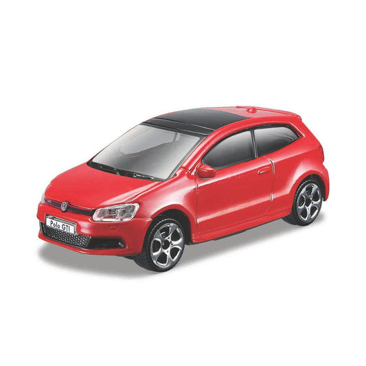18-30233 Bburago Street Fire -  Volkswagen Polo GTI Mark 5, rossa - Scala 1:43