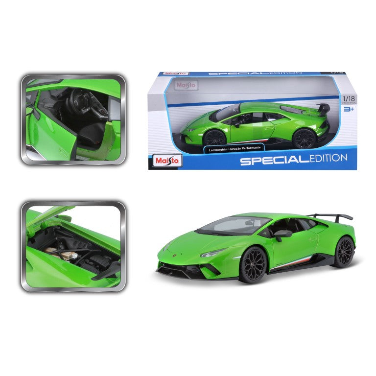 10-31391 Bburago Maisto - Lamborghini Huracan Performante, verde - 1:18