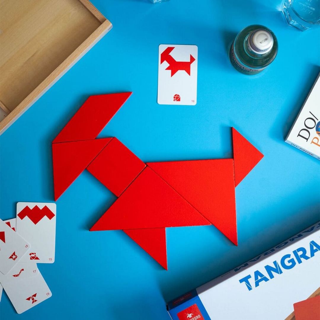 055755 Dal Negro - Tangram Rosso con carte