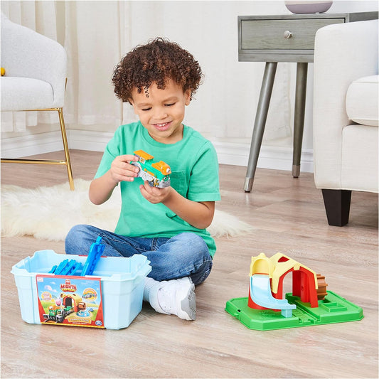 6060195 MIGHTY EXPRESS Playset Fattoria (Story Adventure Bucket)
