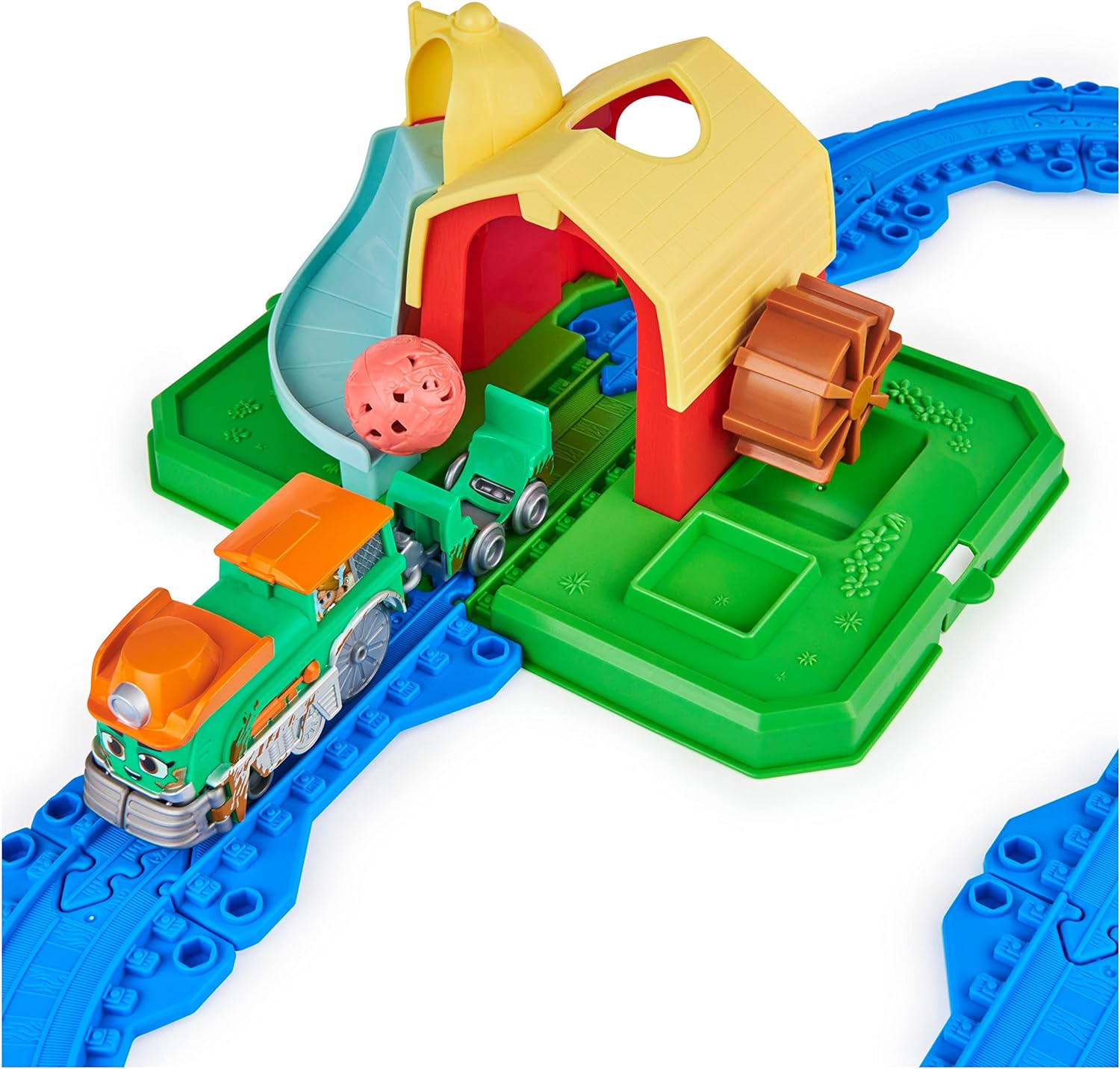 6060195 MIGHTY EXPRESS Playset Fattoria (Story Adventure Bucket)
