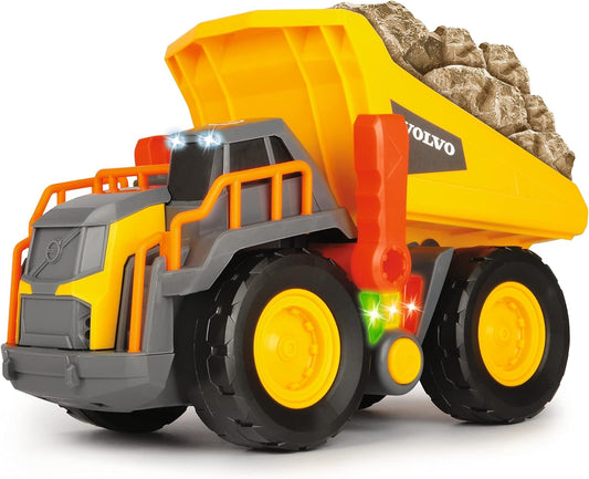 203725004 Dickie toys Volvo Camion , rileva il peso, luci e suoni 30 cm