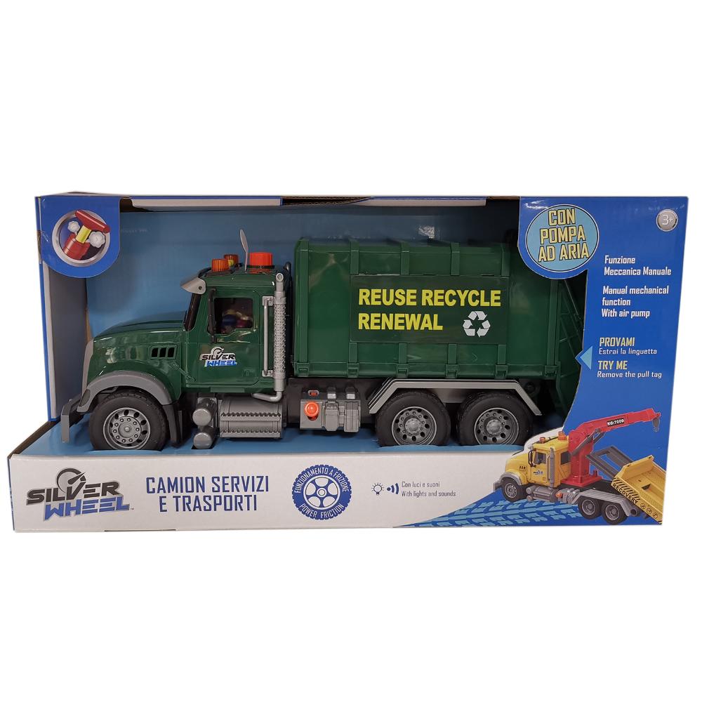 ODS 41416 Silver Wheel Camion Servizi con luci e suoni - modello casuale