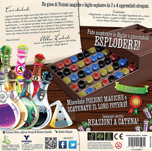 GHE093  -  dvgames POZIONI ESPLOSIVE SECONDA ED.