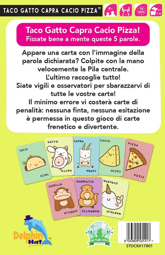 GHE141  -  dvgames TACO GATTO CAPRA CACIO PIZZA