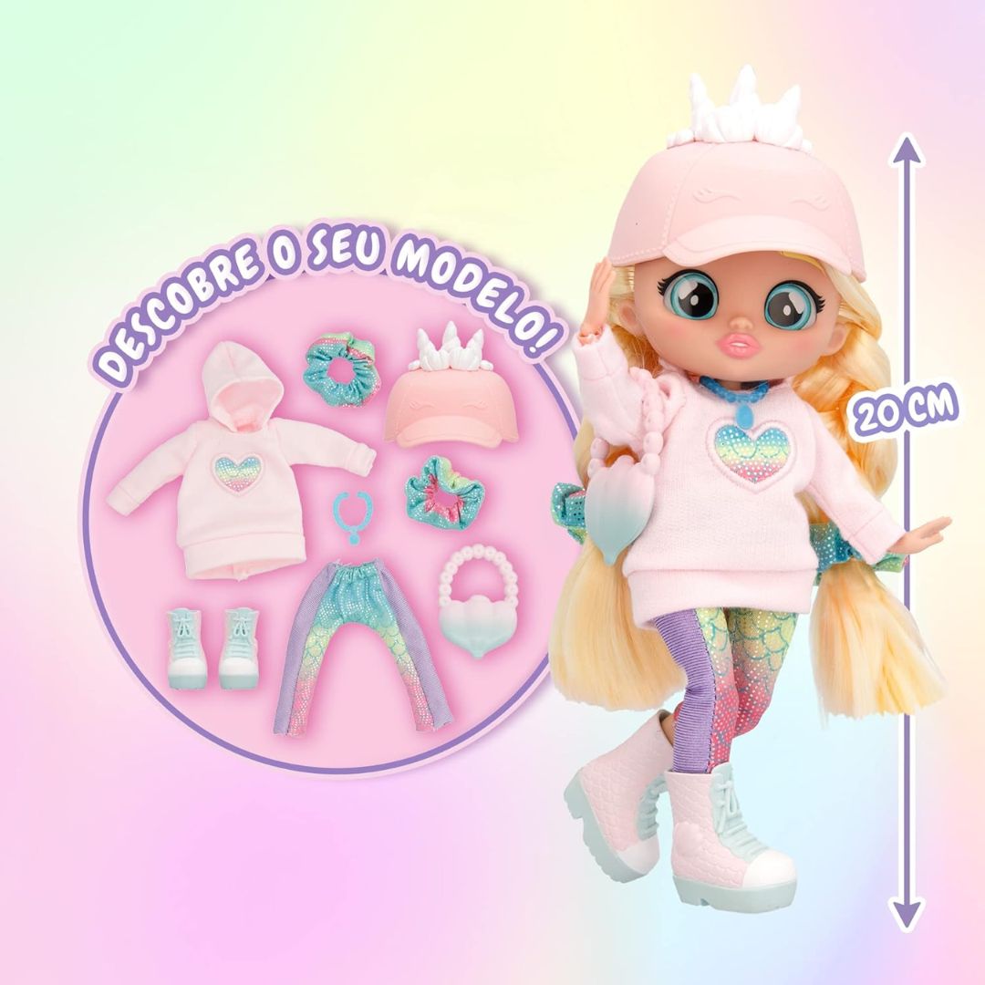 BFF by Cry Babies  Stella Bambola 20 cm con Accessori IMC Toys 904330