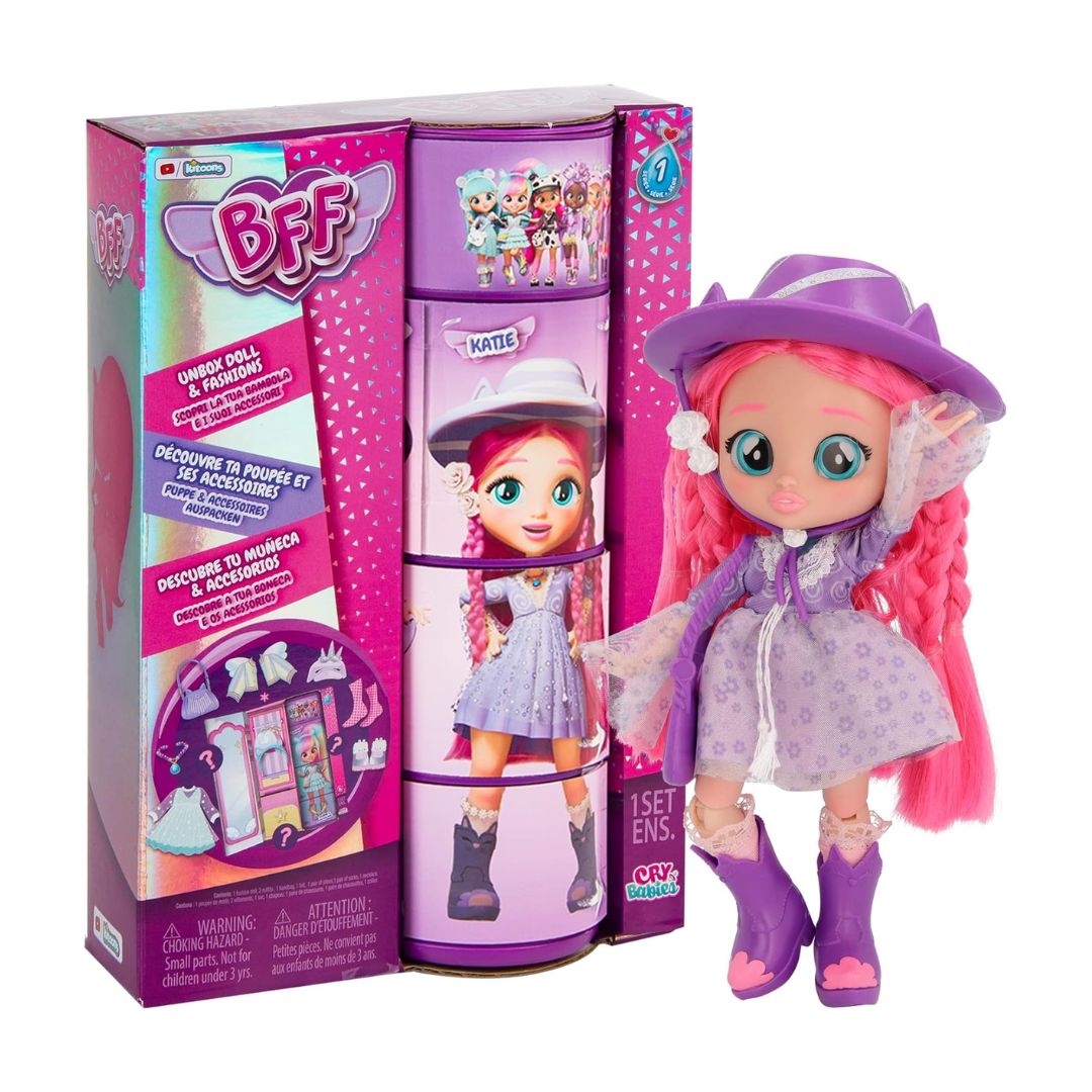 BFF by Cry Babies  Katie Bambola 20 cm con Accessori | IMC Toys 904347