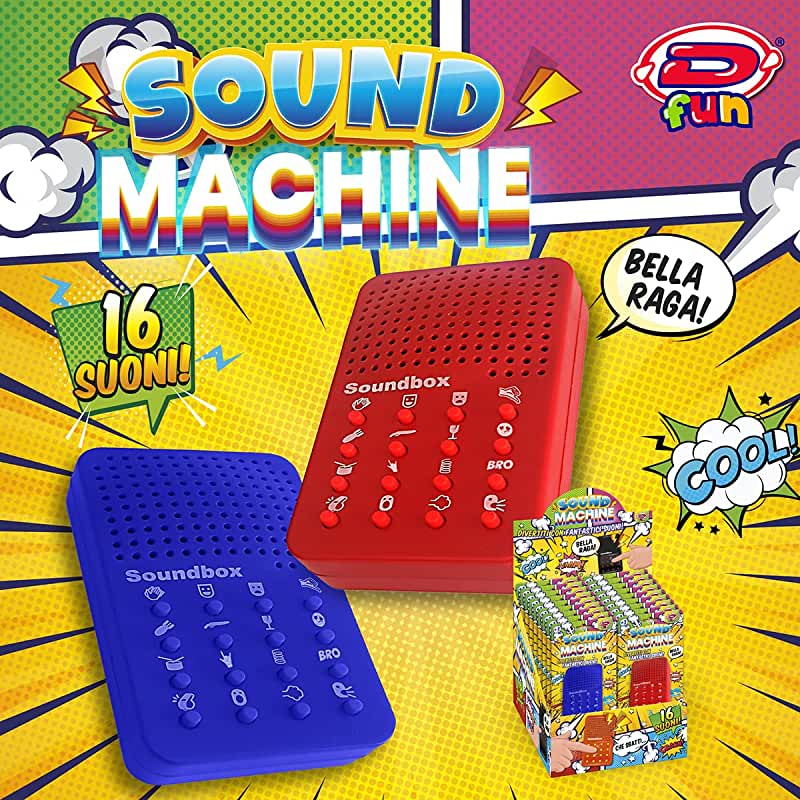 DIP76688 Dynit-Sound Machine  Gioco con Effetti Sonori Divertenti  Color casual