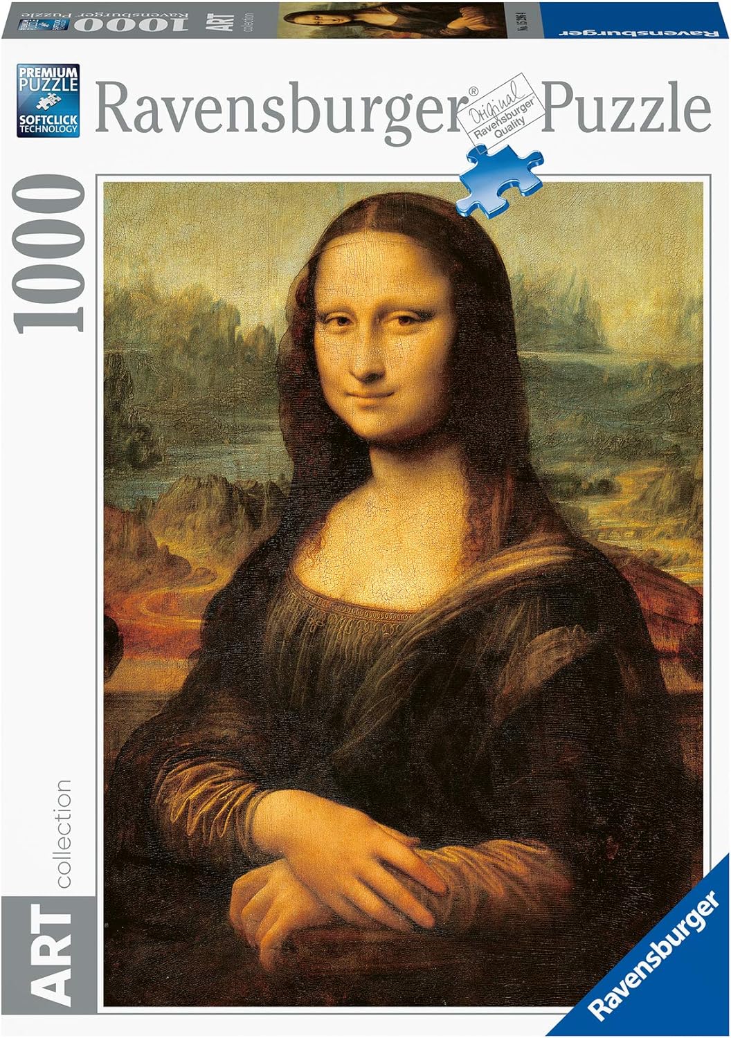 00058 Ravensburger Puzzle - Art Collection Leonardo: Gioconda 1000 pz