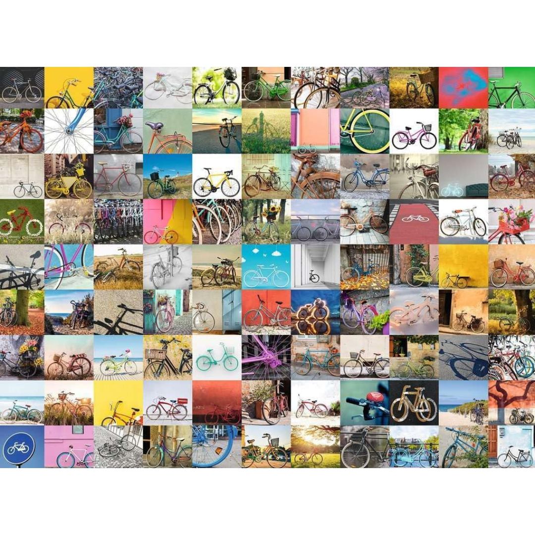 16007 Ravenburger - 99 biciclette e altro... - Puzzle 1500 pezzi