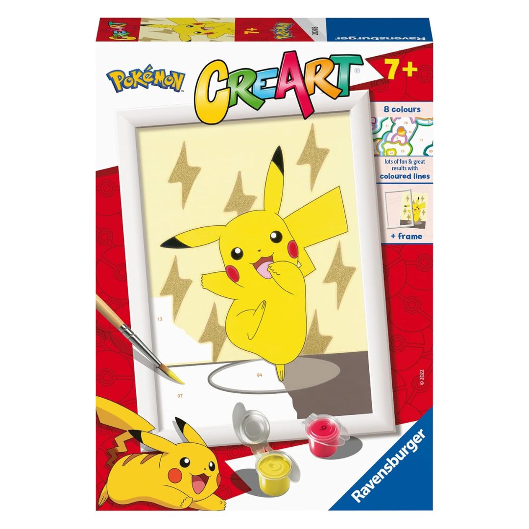 20241 Ravensburger: CreArt - Pokemon: Pikachu - Serie E Licensed
