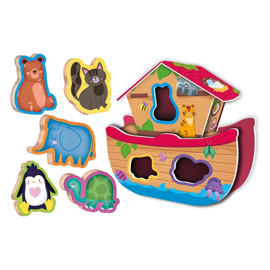 96893 Lisciani - Giochi Montessori: Animal Fun - Puzzle 3D