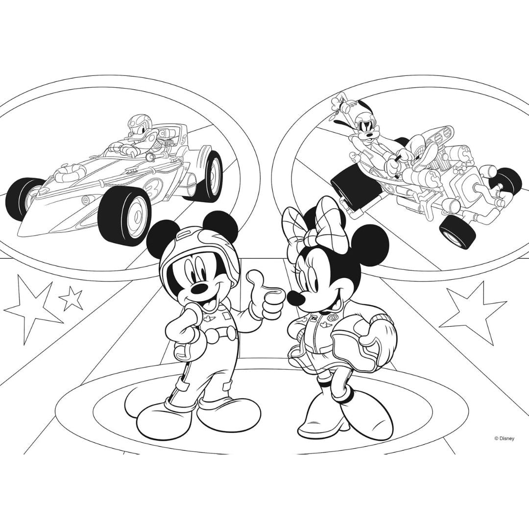 74099 Lisciani - Topolino e gli amici del rally - Puzzle Maxi Floor - 24 pezzi