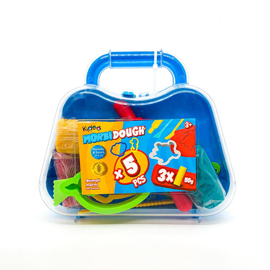 41754 GLOBO VALIGETTA pasta modellabile 3X50GR - COLORE CASUALE gialla o blu