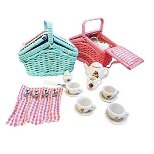 ODS 56288 Maisonelle Cestino set pic nic con tazzine porcellana 17 pz col casual