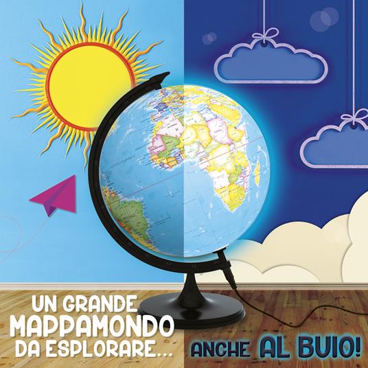 100101 - LISCIANI - MAPPAMONDO SUPER LUMINOSO