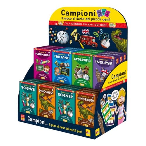 100743 - LISCIANI - I'M A GENIUS SUPER CAMPIONI ASSORTITO DISPLAY 12
