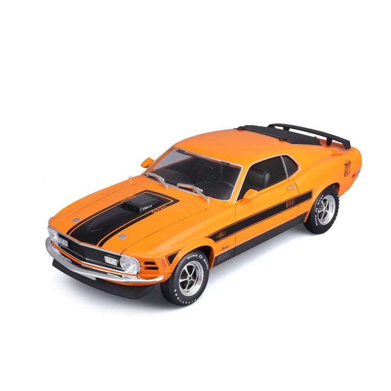 31453 OG Bburago Maisto - Ford Mustang Mach 1 (1970), arancione - 1:18