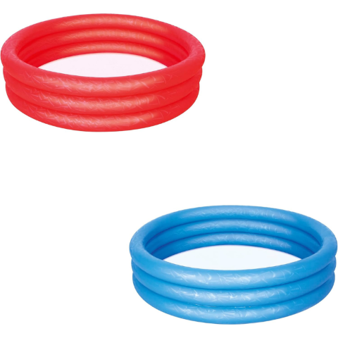 33048 Bestway 51024-5 - Piscina gonfiabile con 3 anelli - Colore casuale