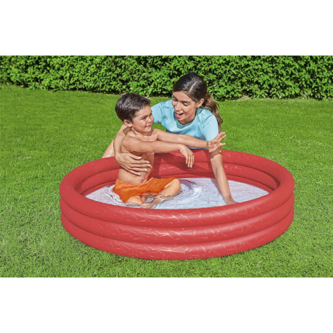 33048 Bestway 51024-5 - Piscina gonfiabile con 3 anelli - Colore casuale