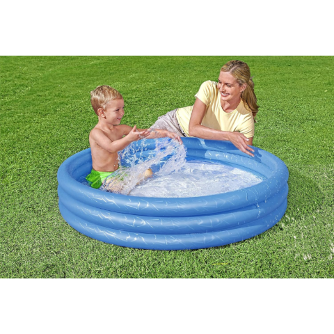 33048 Bestway 51024-5 - Piscina gonfiabile con 3 anelli - Colore casuale